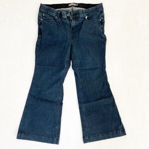 Torrid Bombshell Flare Jeans 20S Dark Blue Stretchy Jeans